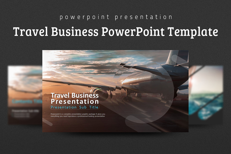 Travel Business Powwerpoint Template in PowerPoint Templates - product preview 8