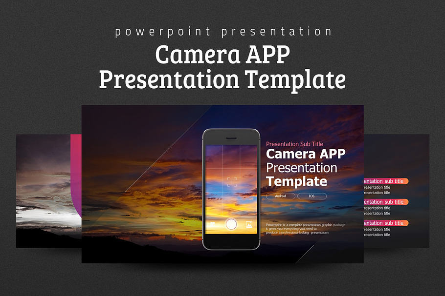 Camera APP Presentation Template in PowerPoint Templates - product preview 8