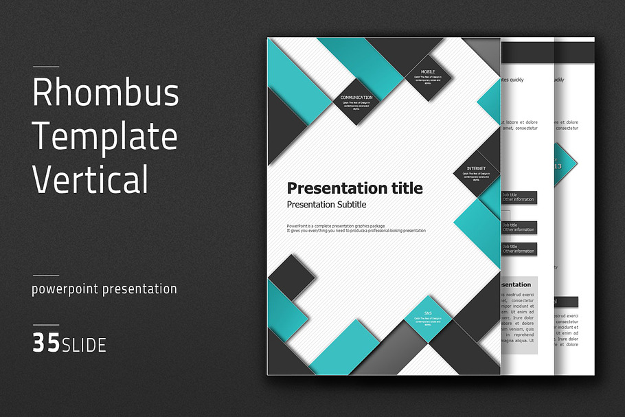 Note Powerpoint Template Vertical in PowerPoint Templates - product preview 8