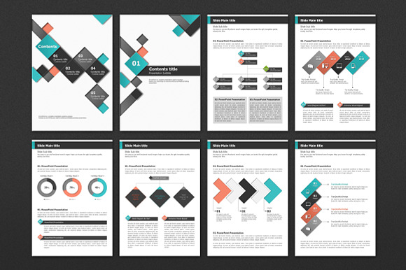 Note Powerpoint Template Vertical in PowerPoint Templates - product preview 1