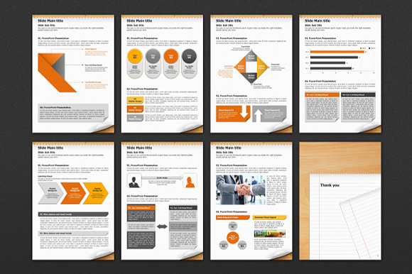 Note Powerpoint Template Vertical in PowerPoint Templates - product preview 9