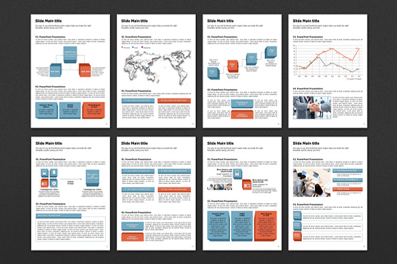 Cube Slide PPT Template Vertical in PowerPoint Templates - product preview 3