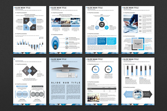 Abstract Pattern PPT Vertical in PowerPoint Templates - product preview 3