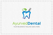 Ayurved Dental logo Template