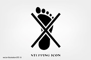 STEPPING ICON