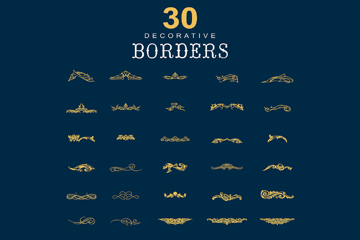 Borders and dividers in Illustrations - product preview 8