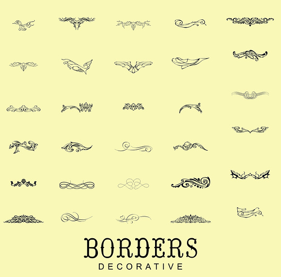Borders and dividers in Illustrations - product preview 2
