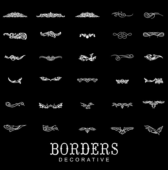 Borders and dividers in Illustrations - product preview 3