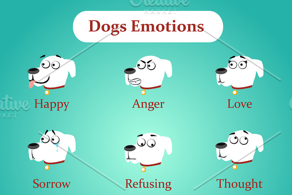 Dog emotions and other icons