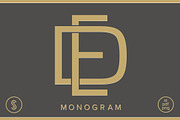 DE Monogram ED Monogram