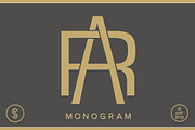 AR Monogram RA Monogram