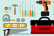Tools-Toolbox Clipart
