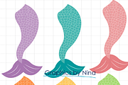 Mermaid Tails Clipart