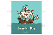  Caravel Santa Maria Day Columbus