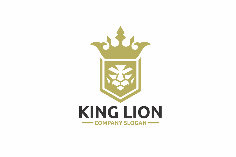 King Lion  in Logo Templates - product preview 8