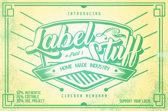 Label stuff part1 in Logo Templates - product preview 2