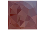 Indian Red Abstract Low Polygon 
