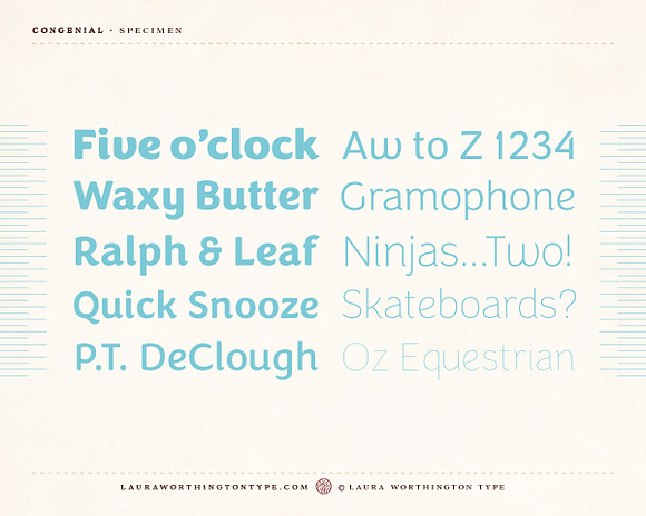 Congenial Light in Sans-Serif Fonts - product preview 5