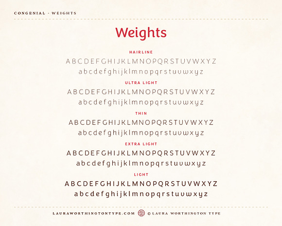 Congenial Light in Sans-Serif Fonts - product preview 10