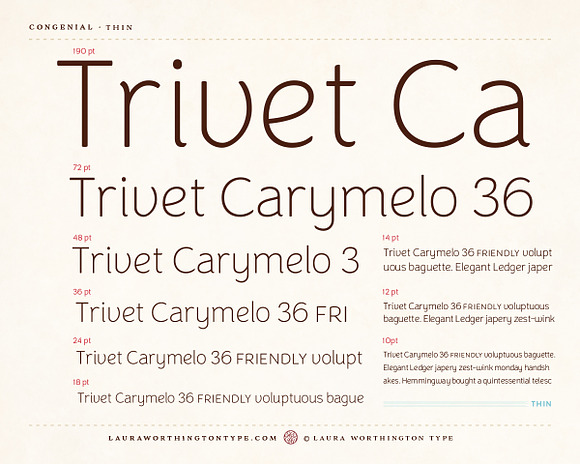 Congenial Thin in Sans-Serif Fonts - product preview 12
