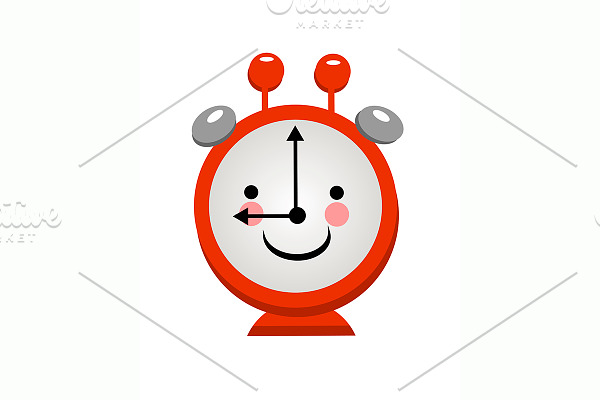№175 Smiling alarm clock 