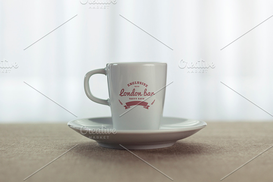 3 Espresso Coffee Cup Mockups in Product Mockups - product preview 8