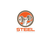Steel Protein Supplements Logo