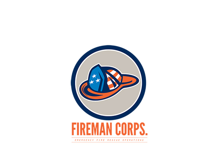 Fireman Emergency Fire Rescue Logo in Logo Templates - product preview 8