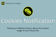 Cookies Notification Muse Widget