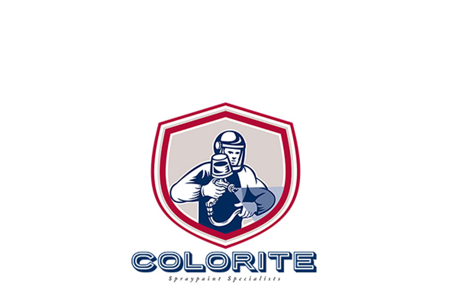Colorite Spray Paint Logo in Logo Templates - product preview 8