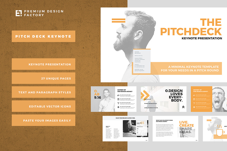 Pitchdeck Presentation Keynote in Keynote Templates - product preview 8