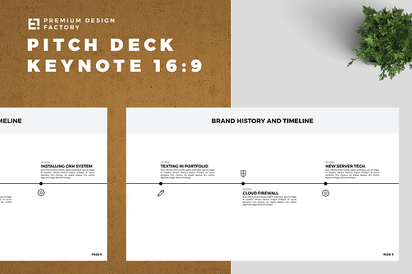 Pitchdeck Presentation Keynote in Keynote Templates - product preview 9