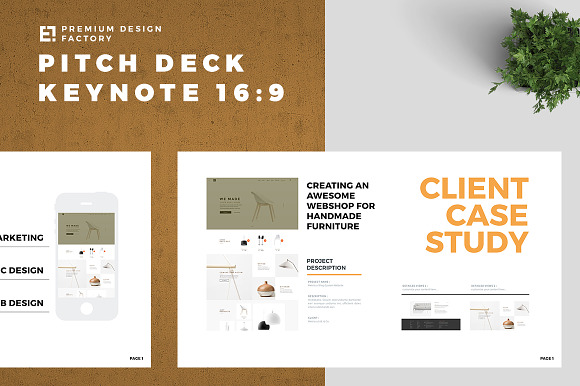 Pitchdeck Presentation Keynote in Keynote Templates - product preview 10