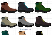 Military Boots Clipart