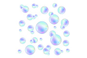 Realistic soap bubbles 