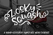 Zooky Squash: a hand-lettering font