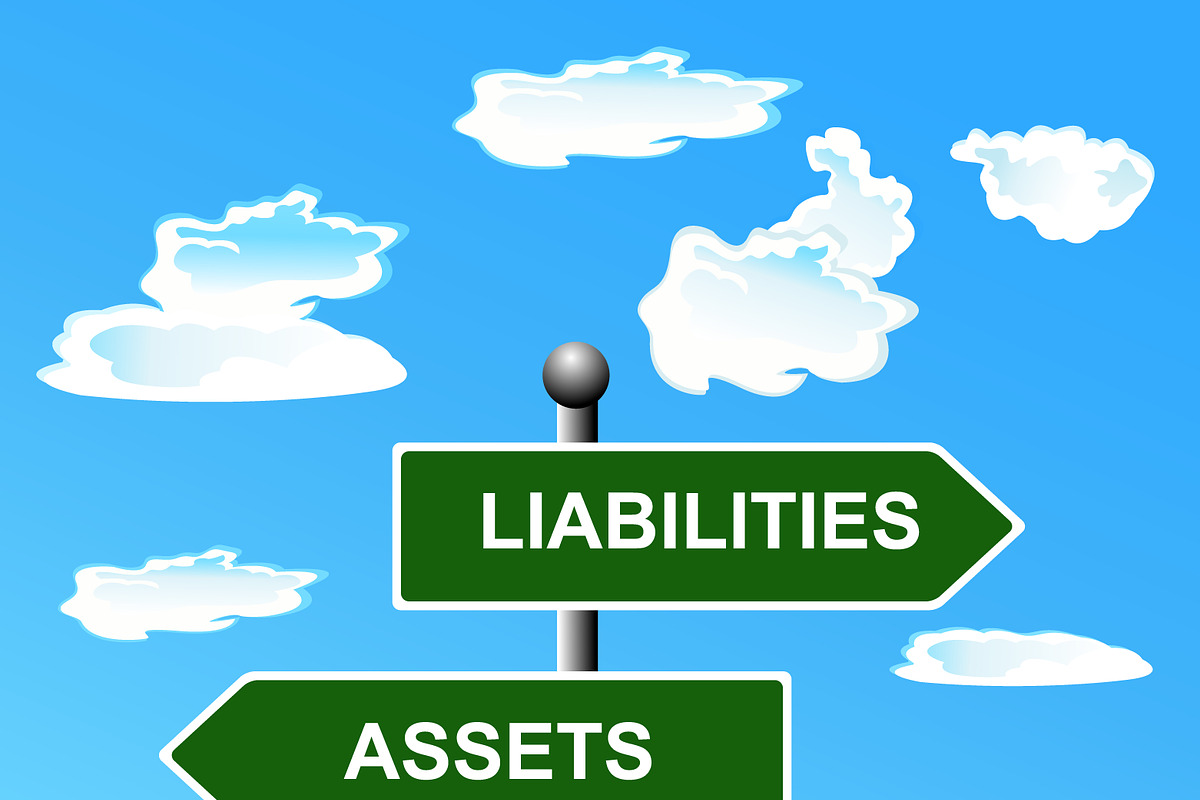 Assets, liabilities, two, way, road in Illustrations - product preview 8