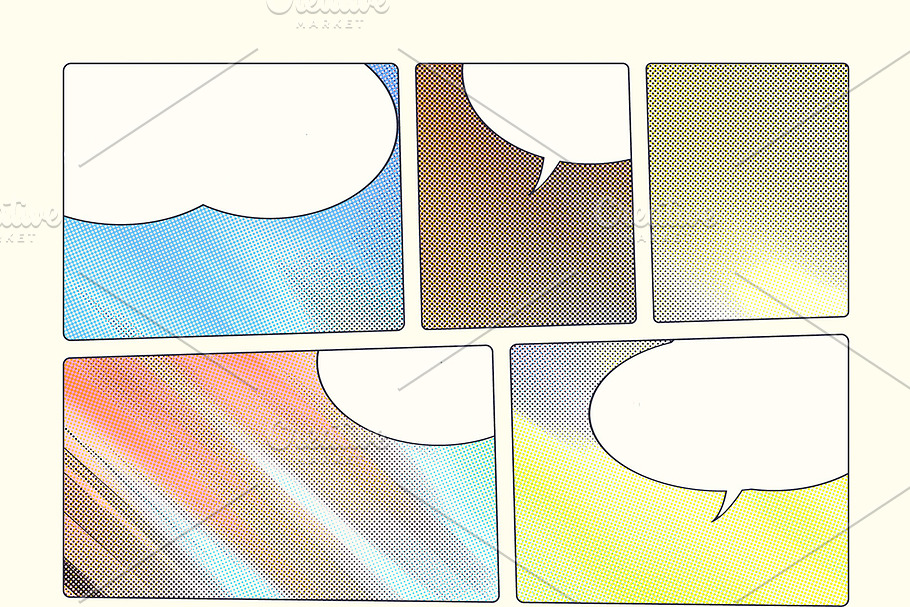 Comic book backgrounds in Graphics - product preview 8
