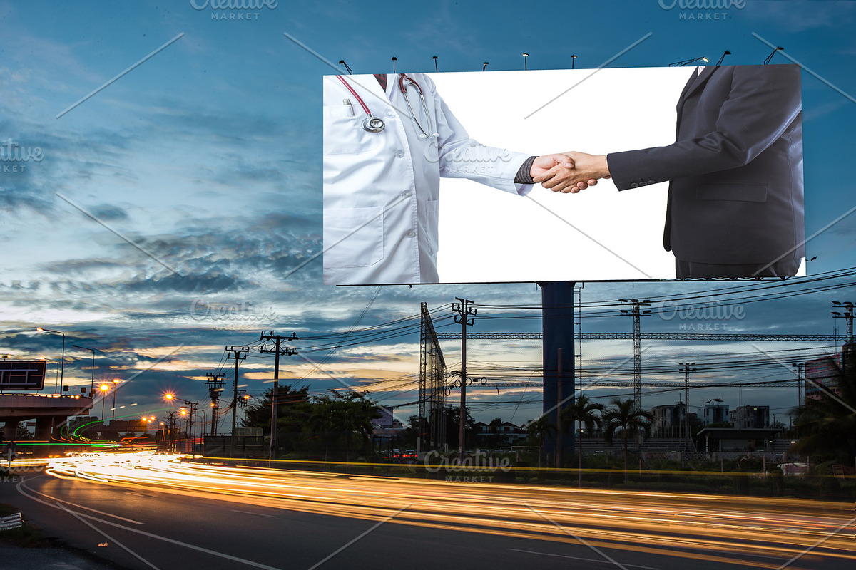 billboard blank advertising in Mockup Templates - product preview 8