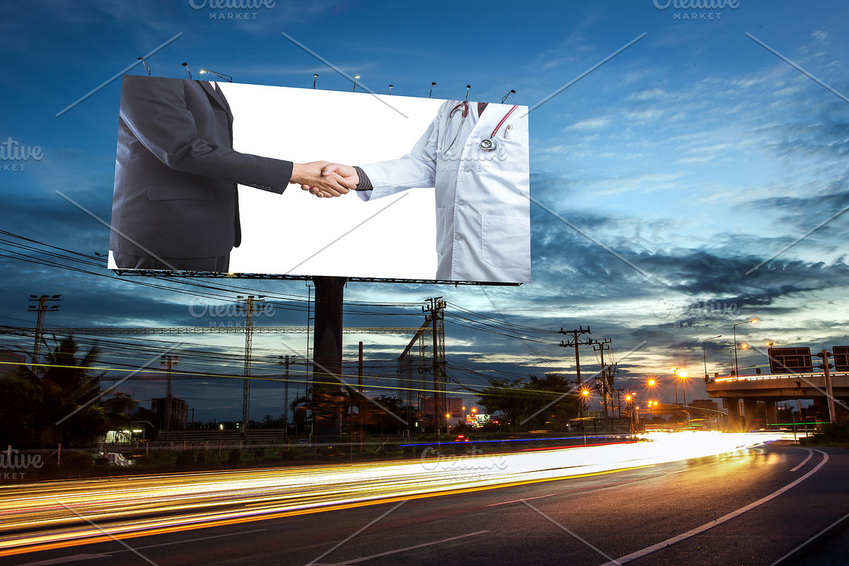billboard blank advertising in Mockup Templates - product preview 8