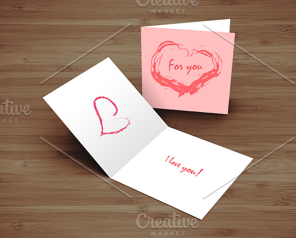 Decorative set of hand drawn HEARTS in Objects - product preview 1