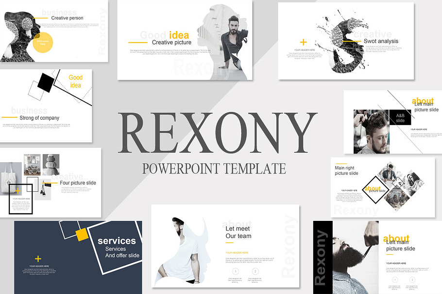 Rexony Creative Powerpoint Template in PowerPoint Templates - product preview 8