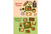 National japanese cuisine dishes