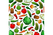 Pattern of fresh vegetables