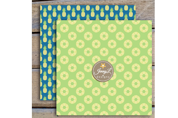 Pineapple Digital Papers in Patterns - product preview 2