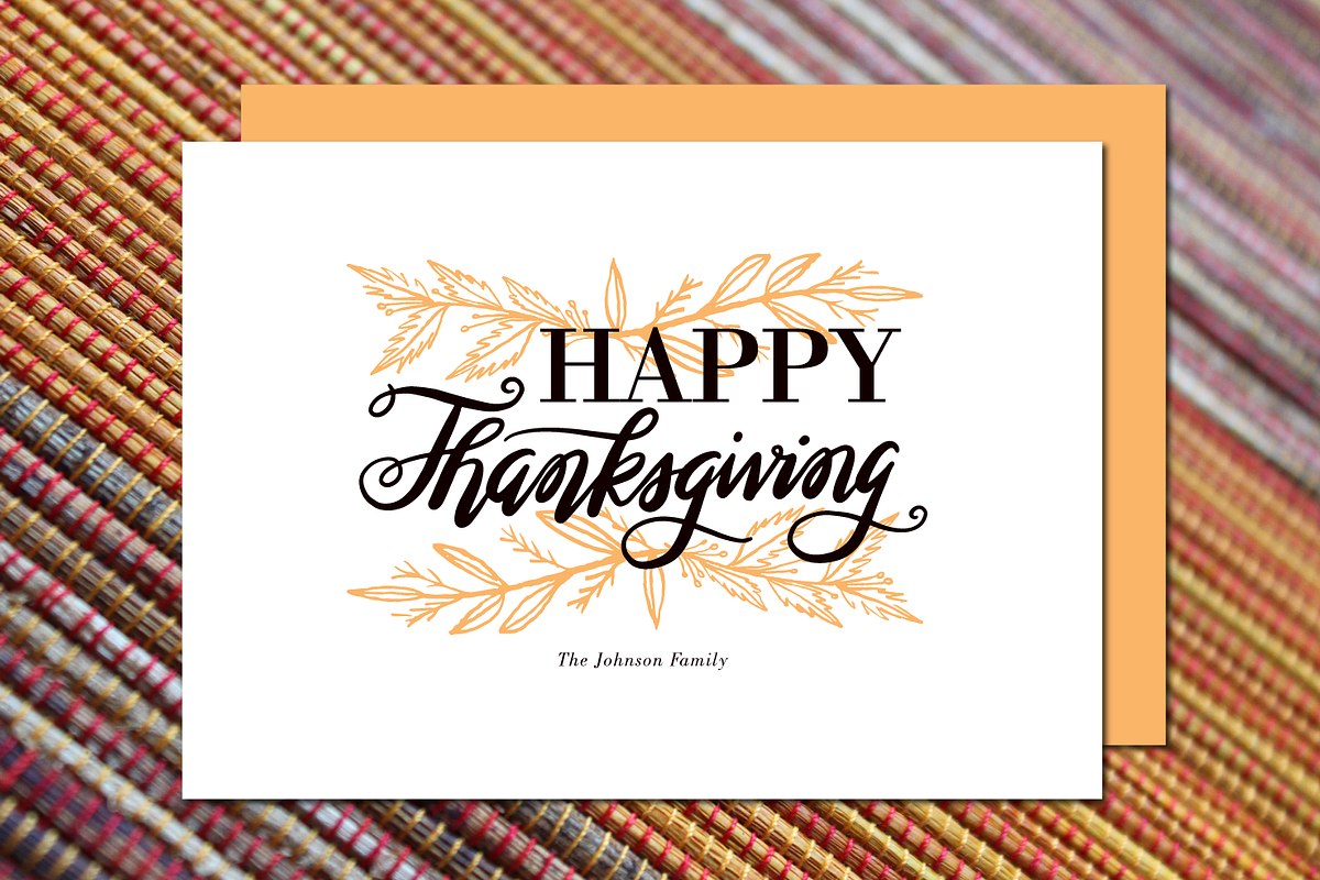 Thanksgiving Card in Postcard Templates - product preview 8
