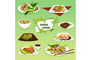Chinese cuisine traditional dishes