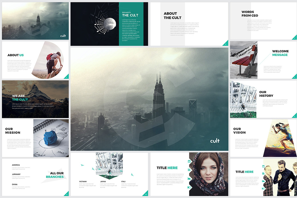 Powerpoint Template - Cult in PowerPoint Templates - product preview 8
