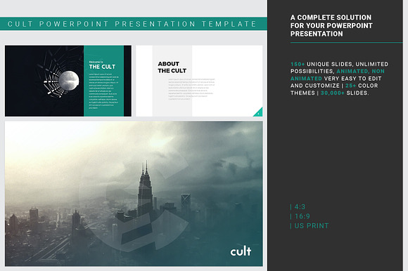 Powerpoint Template - Cult in PowerPoint Templates - product preview 1