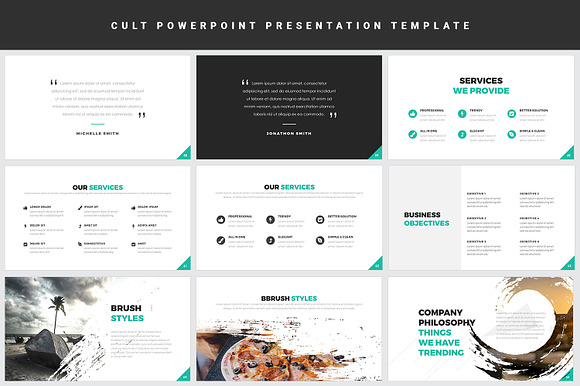 Powerpoint Template - Cult in PowerPoint Templates - product preview 8